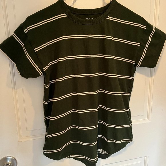 Madewell Green, striped t-shirt - Picture 1 of 3